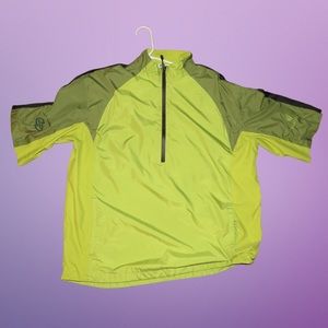 Lime green Sunice Typhoon quarter zip shirt